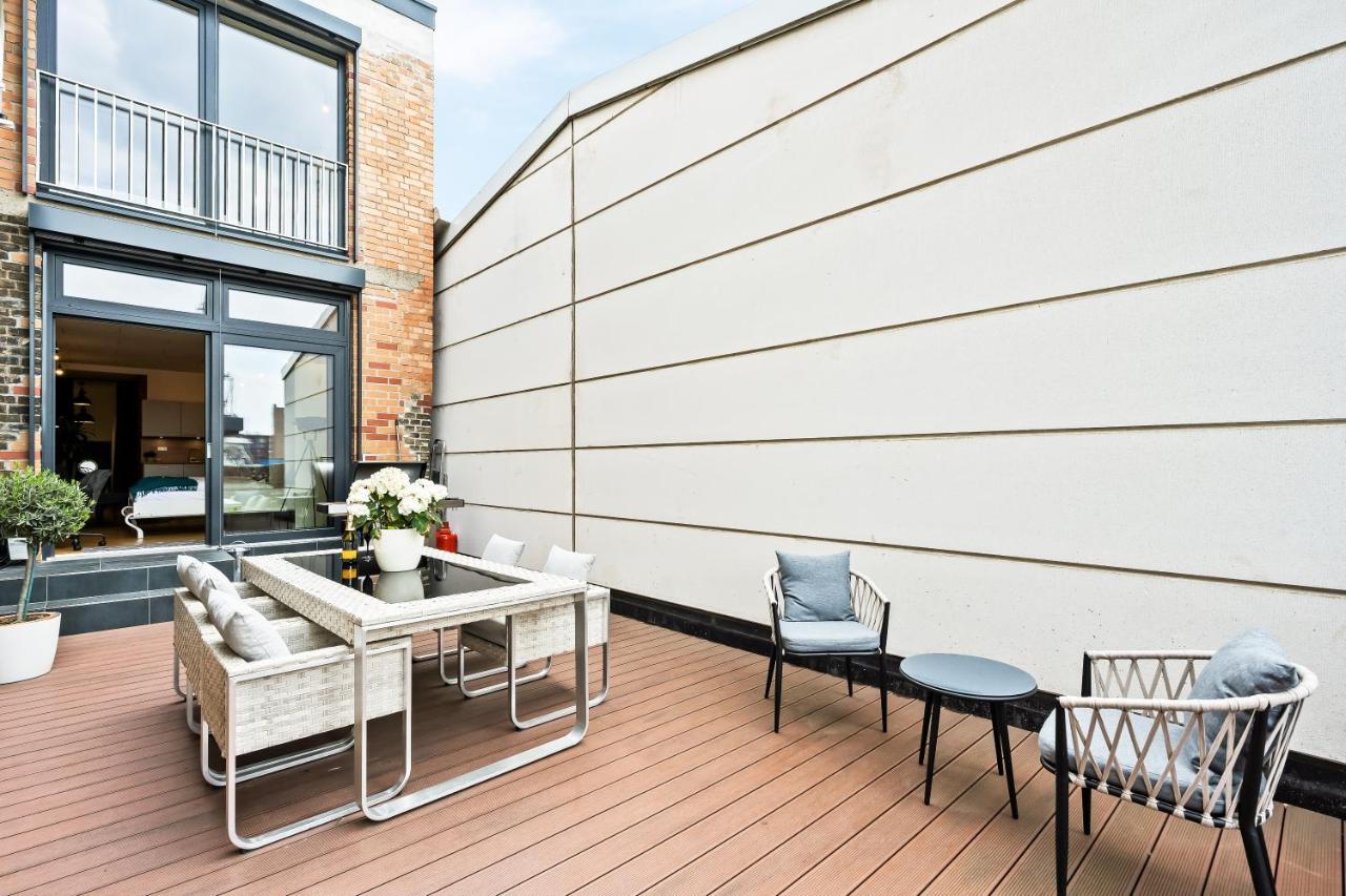 Lit Living - Luxus Loft - Box Spring - Air Con - Bbq - Panorama Mannheim Exterior foto