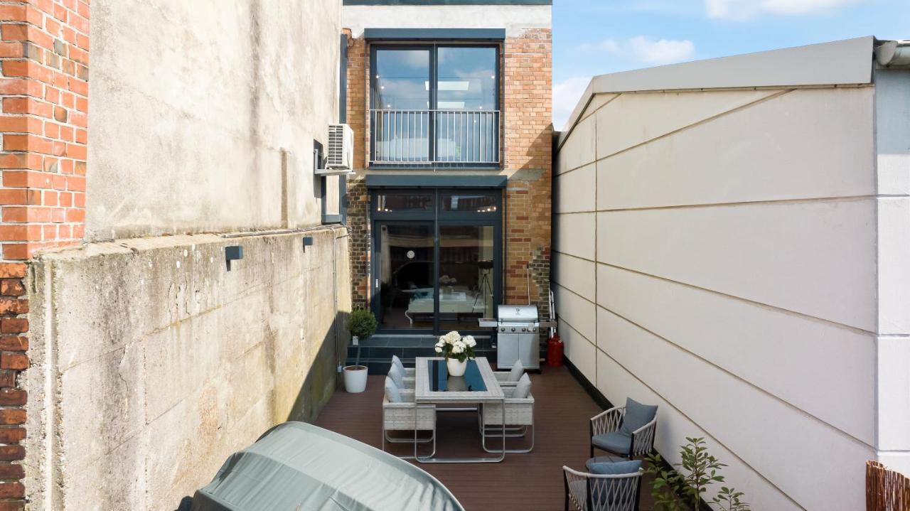 Lit Living - Luxus Loft - Box Spring - Air Con - Bbq - Panorama Mannheim Exterior foto